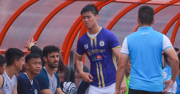 Duy Manh is injured, will definitely be absent from the match against Nam Dinh at V.League 2022