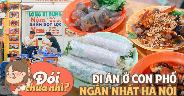 Đi ăn ở con phố ngắn nhất Hà Nội, thưởng thức đủ các món ăn vặt yêu thích của giới trẻ