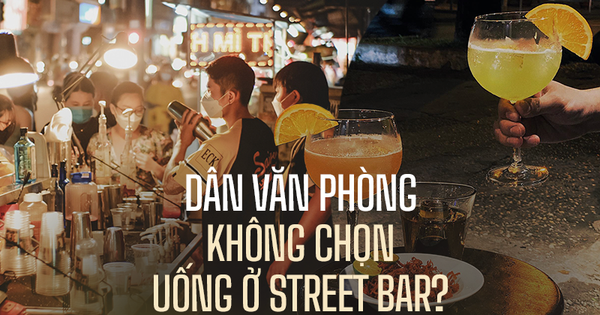 Dân văn phòng thời “kinh tế” - trải nghiệm quầy bar ngay trên vỉa hè vì giá rẻ và vẫn vui