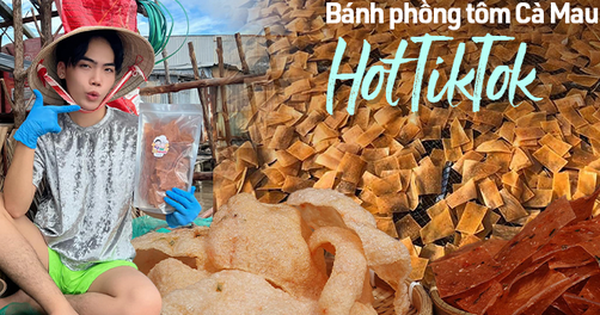 Bánh phồng tôm Cà Mau - món đặc sản 