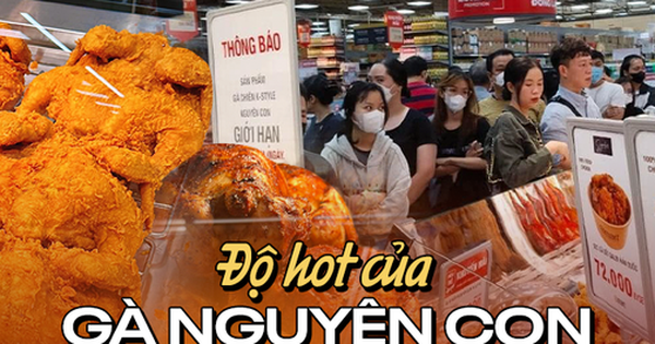 Cơn sốt gà nguyên con giá chưa tới 100k đồng ở các siêu thị tại TP.HCM, phải xếp hàng chờ cả tiếng để mua