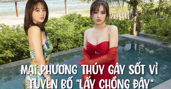 因“要結婚”的肯定而發燒，Mai Phuong Thuy現在手裡拿的是什麼？