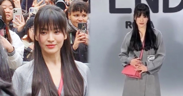 Song Hye Kyo đẹp xuất sắc đi dự show Fendi, 