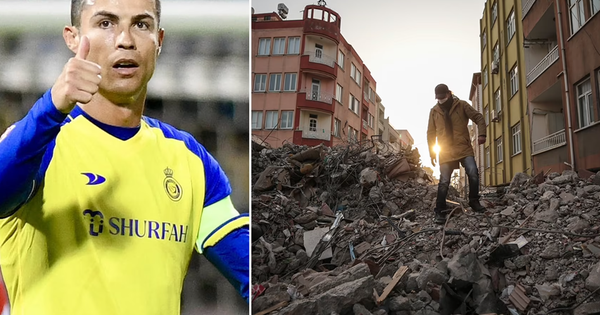 Nghĩa cử đẹp: Ronaldo gửi máy bay cứu trợ tới nạn nhân của vụ động đất