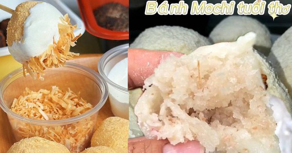 Sau trào lưu mochi chấm kem sữa, giới trẻ lại săn lùng loại bánh mochi đời đầu ở Việt Nam giá vừa rẻ lại đượm hương vị tuổi thơ