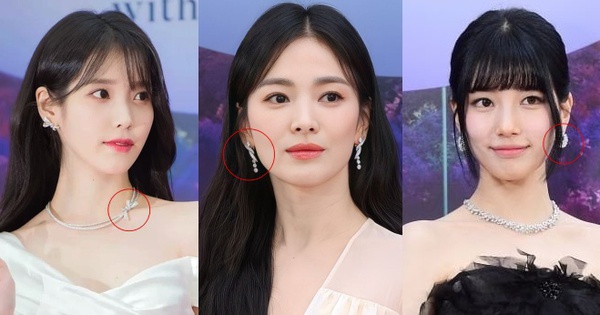 
                                    Song Hye Kyo, IU đeo trang sức tiền tỷ dự Baeksang 2023, ai đầu tư hơn?