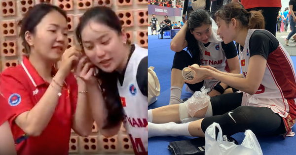
                                    Niềm hạnh phúc giản đơn của ĐT bóng rổ nữ Việt Nam: Vui mừng vì được thưởng trà sữa, thoa son, đeo khuyên tai lên nhận huy chương vàng SEA Games 32