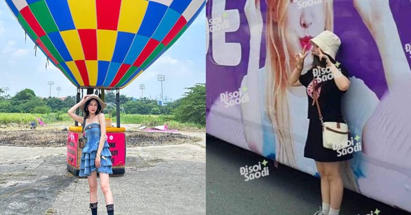 Khinh khí cầu BLACKPINK đã được kéo lên ở Mỹ Đình, xe bus diễu hành 