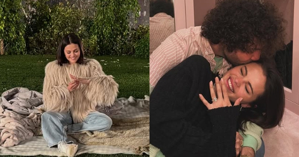 Chi tiết "giả trân" trong bức ảnh khoe nhẫn đính hôn của Selena Gomez