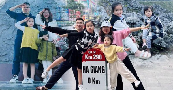 Chuyến đi khó quên của gia đình nhỏ ở Hà Giang, trẻ nhỏ mê mệt, ngắm hoa đào, hoa mận rợp trời - Ảnh 1.