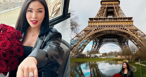 View - Quỳnh Thư khoe nhẫn kim cương khủng, được bạn trai cầu hôn trên tháp Eiffel sau 1 năm yêu