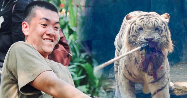 Gallery - Người dân thích thú hò hét thi kéo co với hổ ở Thảo Cầm Viên