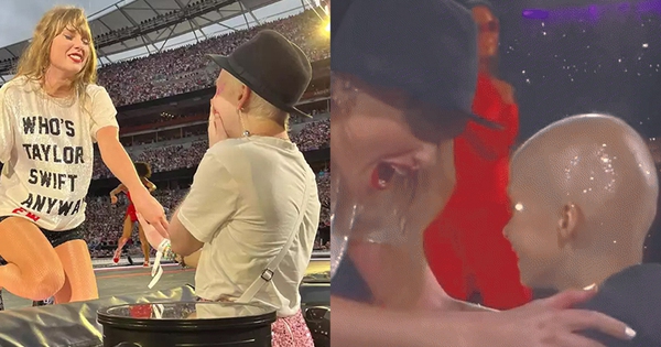 View - Hai lần Taylor Swift tặng nón cho fan nhí bị ung thư ở The Eras Tour: Món quà tinh thần vô cùng ý nghĩa!