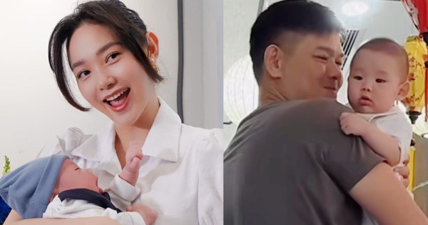 View - Chồng doanh nhân Minh Hằng bồng bế quý tử, nhóc tỳ chiếm sóng vì vẻ ngoài đáng yêu