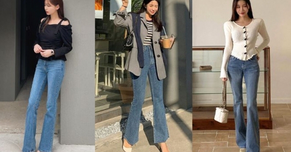View - Quần jeans ống loe đang "hot" không kém quần ống rộng và 4 cách mặc sành điệu, siêu tôn dáng