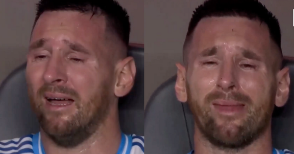 Nóng: Xót xa khoảnh khắc Messi khóc nức nở rời sân vì chấn thương ở ...