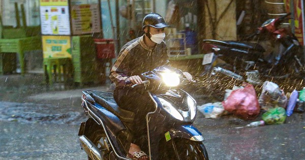 Miền Bắc mưa to trở lại từ khoảng đêm mai