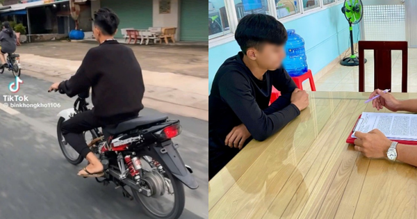 Nam Tiktoker sinh năm 2006 bị xử phạt