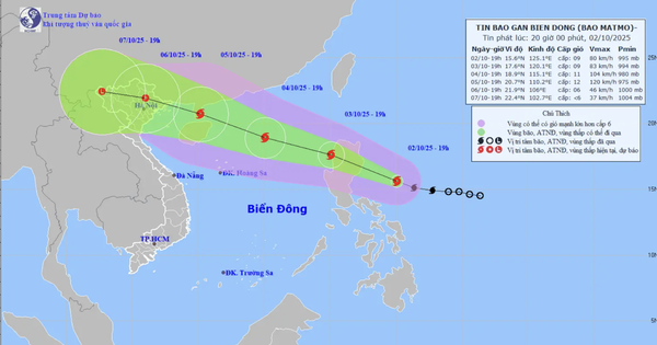 Tình hình mới nhất bão Matmo: Bão di chuyển nhanh, liên tục tăng cấp