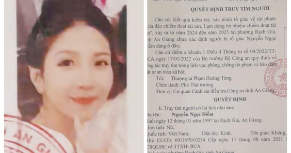 Truy tìm Nguyễn Ngọc Diễm sinh năm 1997