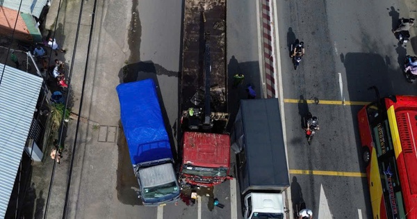 Hiện trường vụ tai nạn giao thông chết người trên Quốc lộ 22 ở Tây Ninh