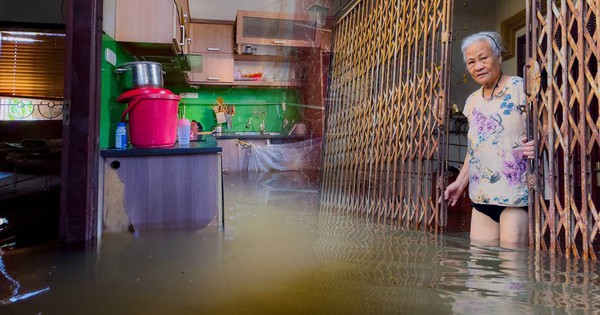 Không tin nổi đây là một nơi ở Hà Nội sau 5 ngày mưa lớn