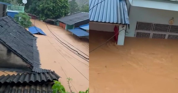 Clip người dân cầu cứu giữa biển nước Thái Nguyên khiến nhiều người xót xa: "Nhà có 2 em bé 1 tuổi và 2 tuổi, trong khu tầm 30 người mắc kẹt"