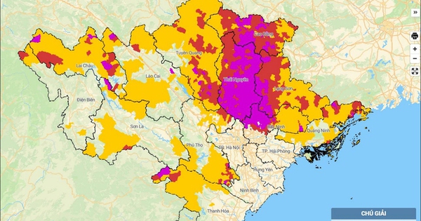 Thái Nguyên nguy cơ cao lũ quét và sạt lở đất, nhiều nơi cảnh báo "tím"