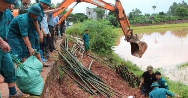 Bác tin vỡ đê sông Thương ở Bắc Ninh