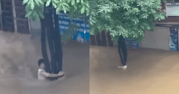 40 giây sinh tử giữa dòng lũ Cao Bằng: Clip khiến ai cũng thót tim
