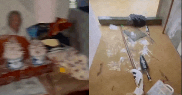 Khoảnh khắc bà cụ 91 tuổi ngồi ôm bát hương trong căn nhà ngập quá tầng 1 ở Thái Nguyên khiến nhiều người xót xa