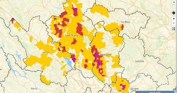 Thông báo khẩn tới 5 tỉnh, thành phố