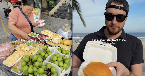Khách Tây mua 50k xoài, dân mạng "nín thở" xem người bán nhặt từng quả