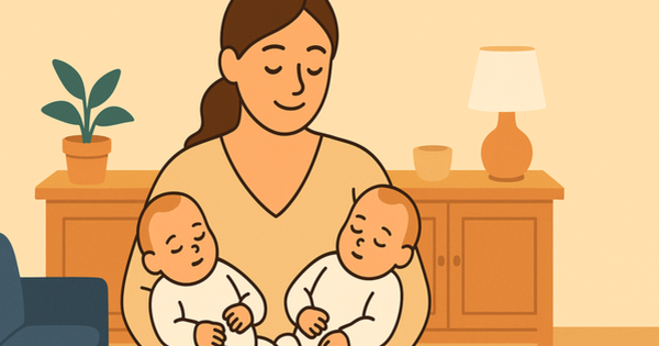 Cặp sinh đôi nhưng khác bố: Chuyện tưởng đùa mà lại có thật!