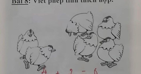 Bài toán lớp 1 khiến cộng đồng mạng chia phe tranh luận