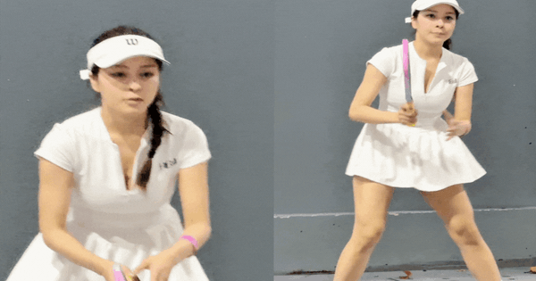 Trâm Anh tái xuất đánh pickleball: Ôi, sao vẫn đẹp nức nở vậy!