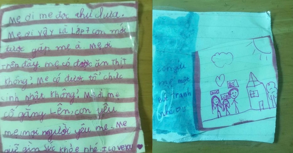 Câu chuyện xúc động đằng sau thư con gái 7 tuổi gửi mẹ đang gây sốt: "Mẹ ơi, vậy là lớp 7 con mới được gặp mẹ à? Mẹ có được ăn thịt không"