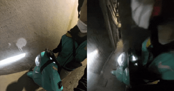 2 triệu người tò mò anh shipper đi vào chợ Khâm Thiên và đứng im 1 chỗ ngó nghiêng hàng giờ đồng hồ, biết được lý do ai cũng sốc