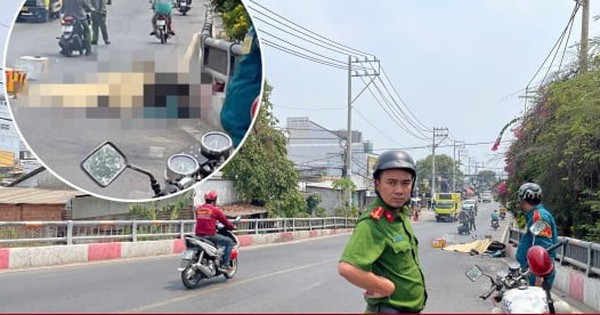 Tài xế xe ôm công nghệ bị container cán tử vong ở TP.HCM