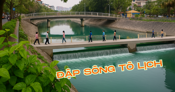 Viễn cảnh không ngờ khi Sông Tô Lịch xây xong 3 đập dâng nước