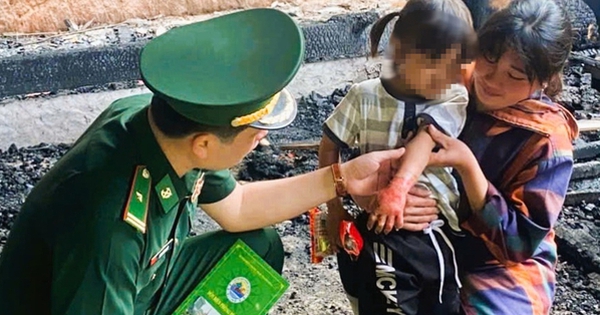 Cứu bé gái 4 tuổi trong căn nhà cháy