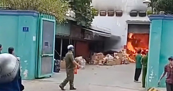 Cháy xưởng in ở Bình Tân, nhiều tài sản ra tro