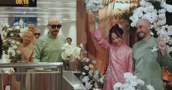 Đám cưới lạ kỳ được chia sẻ nhiều nhất hôm nay: Metro, buýt 2 tầng và dàn bê tráp “soái Tây”