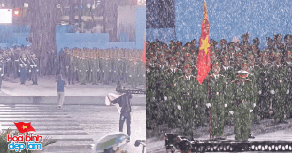 Loạt khoảnh khắc các khối diễu binh sừng sững giữa cơn mưa nặng hạt trong buổi sơ duyệt tối 25/4: Tinh thần thép khiến người dân nức lòng!