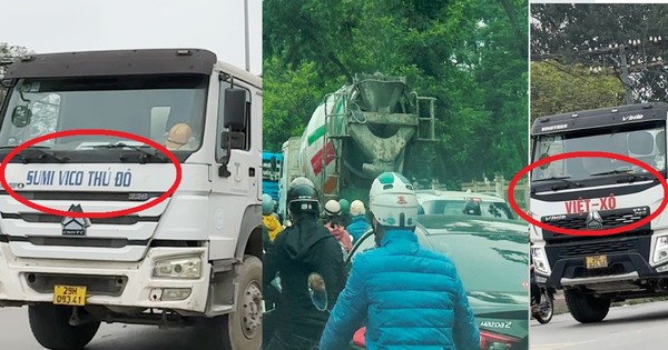 Xe hổ vồ đeo "logo" chạy bất kể thời gian trên phố cấm Giải Phóng - Lê Duẩn