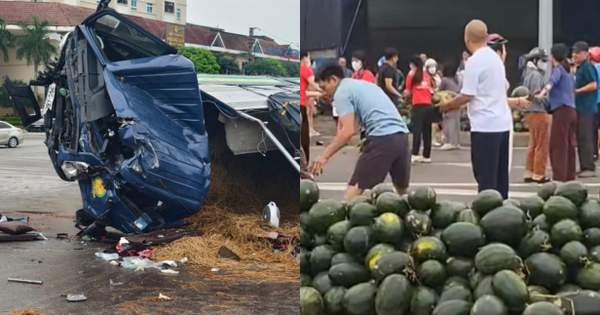 Vụ xe tải chở dưa hấu gặp nạn tại Nghệ An: Tài xế xe tải không qua khỏi, người vợ đang được điều trị tại viện