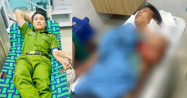 Thượng úy công an kịp thời cứu người chồng bị vợ đâm nguy kịch trong đêm