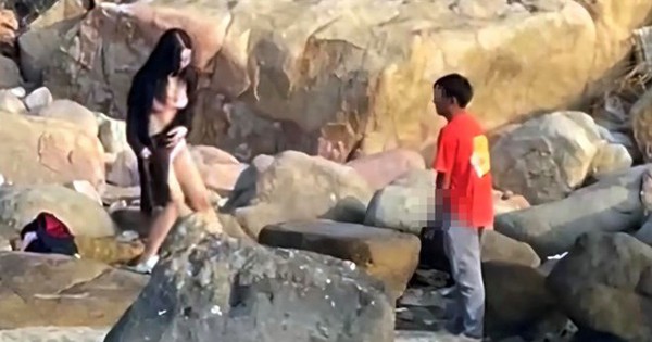 Người đàn ông có hành vi biến thái trước mặt cô gái trẻ ở bờ biển Nha Trang gây phẫn nộ