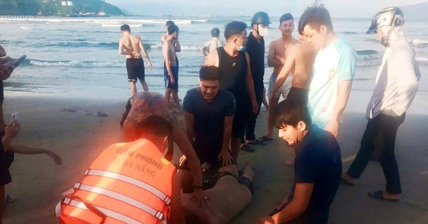 Cứu hai cậu cháu bị đuối nước khi tắm biển Đà Nẵng