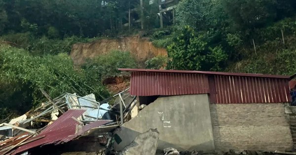 Sạt lở đất làm sập nhà dân ở Sa Pa, 1 người tử vong